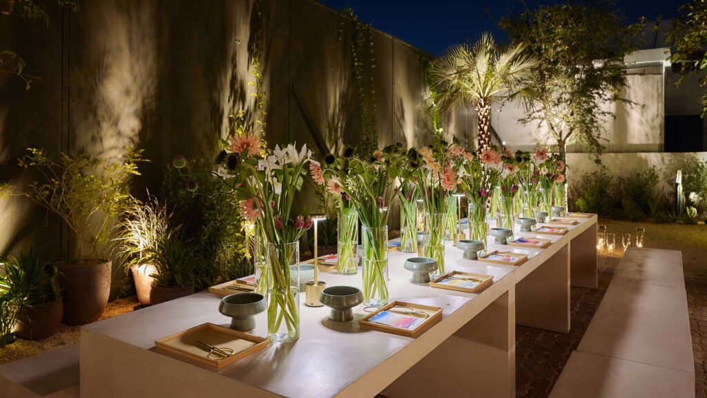 A Ramadan Suhoor in Bloom at The Rug Company Bungalow