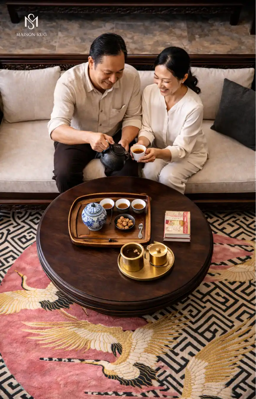 Thảm Trang Trí Trăng Đêm