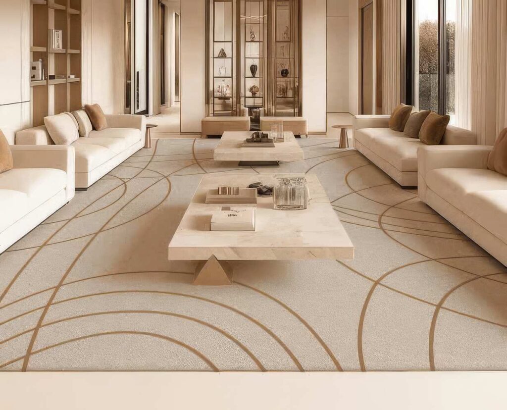 Thảm Trải Sàn Phòng Khách Cao Cấp, Sang Trọng Maison Rug