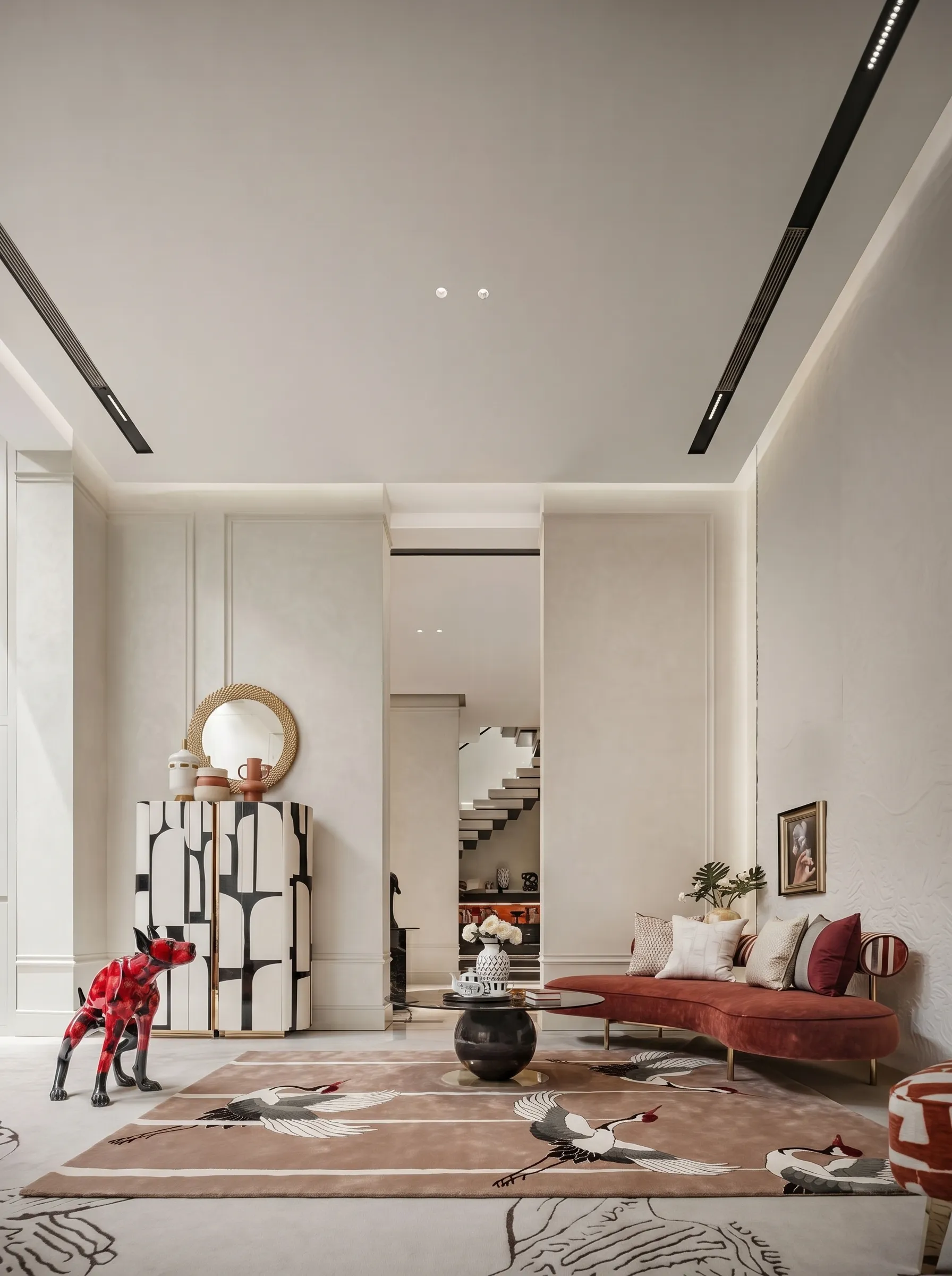 Thảm Trang Trí Cánh Hạc