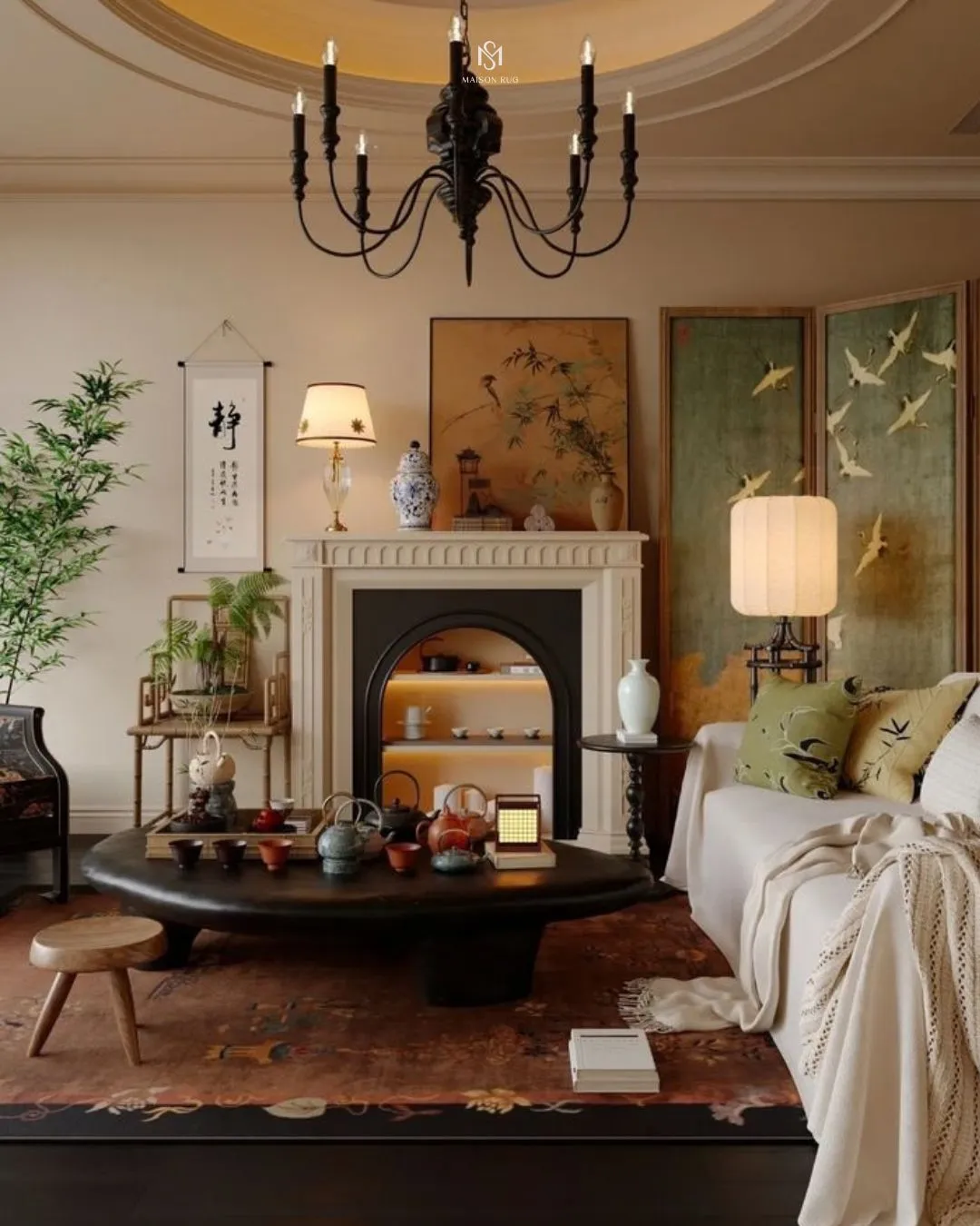 Thảm Biệt Thự Indochine – Để Sự Sang Trọng Đến Từ Tỷ Lệ, Không Phải Sự Cầu Kỳ
